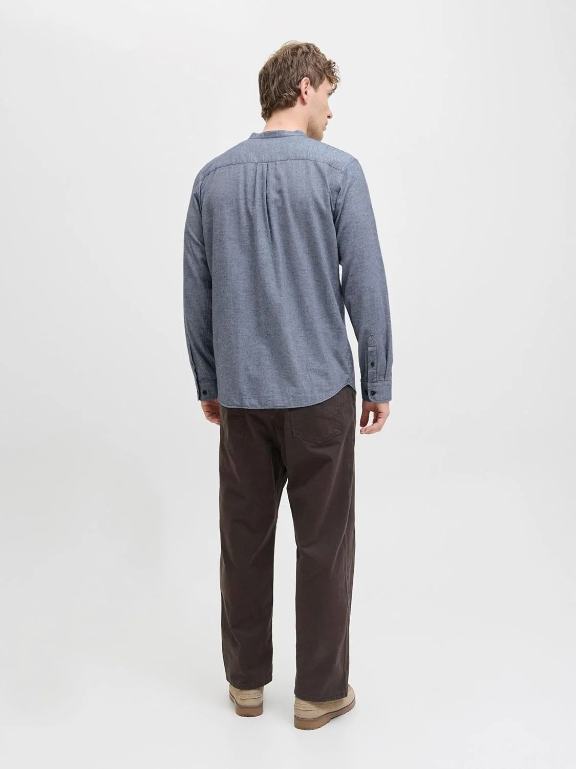 پیراهن مردانه ملانژ آستین بلند JACK & JONES مدل Jjeband (تک عددی) پیراهن مردانه ملانژ آستین بلند JACK & JONES مدل Jjeband (تک عددی)
