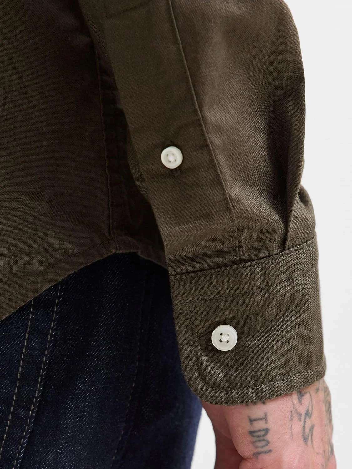 پیراهن مردانه آکسفورد آستین بلند Jack & Jones مدل Jprblubrook Noos پیراهن مردانه آکسفورد آستین بلند Jack & Jones مدل Jprblubrook Noos