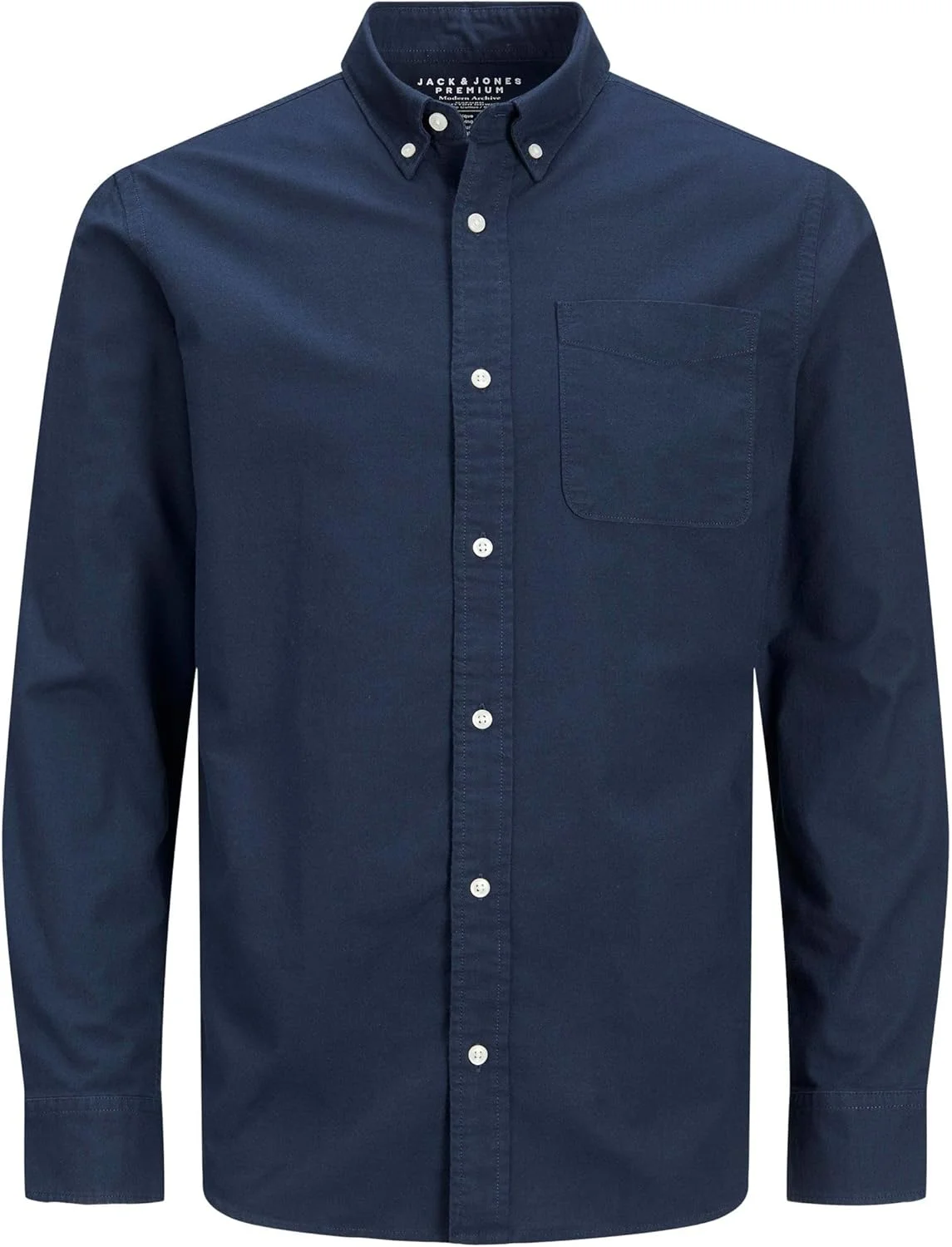 پیراهن مردانه آکسفورد آستین بلند Jack & Jones مدل Jprblubrook Noos پیراهن مردانه آکسفورد آستین بلند Jack & Jones مدل Jprblubrook Noos