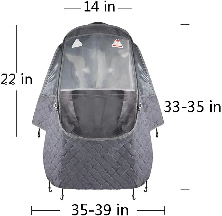 XGOPTS Baby Stroller Cold Weather Shield Winter Universal Windproof Stroller Rain Cover Protection Travel Strollers Cover Raincoat Pushchairs Accessories Baby Travel Weather Shield for Outdoor XGOPTS Baby Stroller Cold Weather Shield Winter Universal Windproof Stroller Rain Cover Protection Travel Strollers Cover Raincoat Pushchairs Accessories Baby Travel Weather Shield for Outdoor