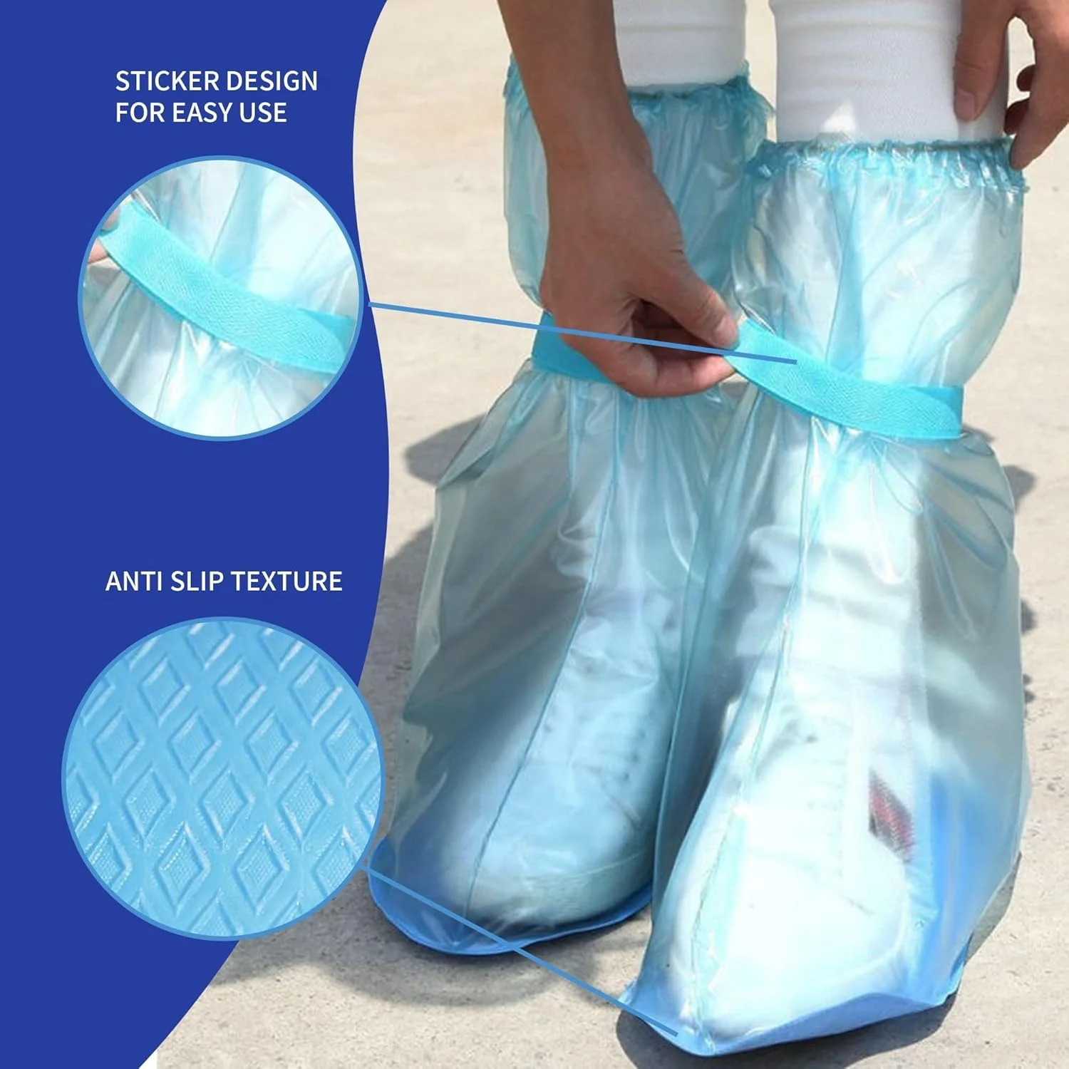 2 جفت روکش ضد آب کفش، روکش چکمه و کفش، روکش چکمه ضد آب و لغزش، روکش کفش بارانی قابل استفاده مجدد برای مردان و زنان، پاپوش چکمه بارانی (سایز: M) 2 جفت روکش ضد آب کفش، روکش چکمه و کفش، روکش چکمه ضد آب و لغزش، روکش کفش بارانی قابل استفاده مجدد برای مردان و زنان، پاپوش چکمه بارانی (سایز: M)