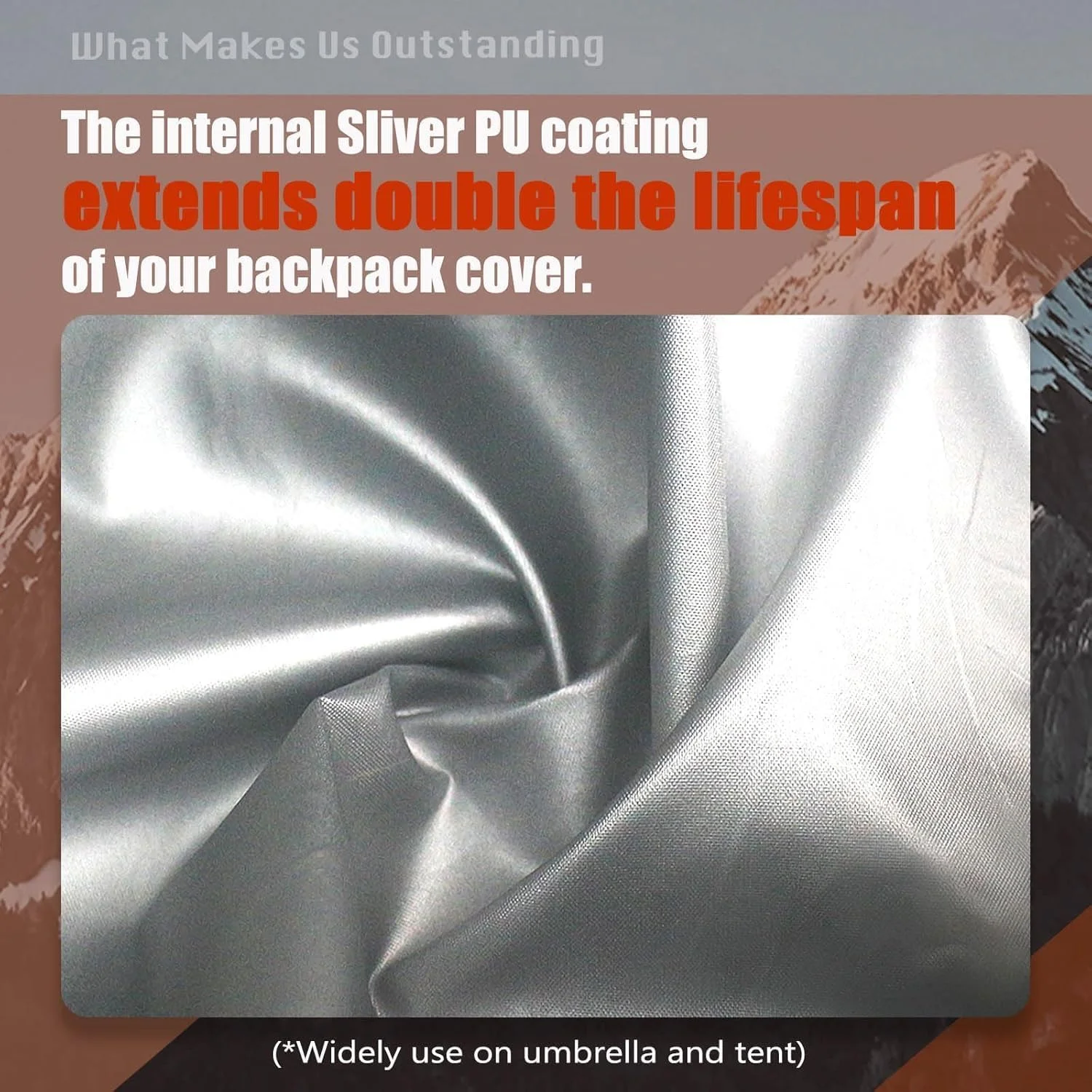 روکش ضد آب کوله پشتی، فوق سبک، جمع و جور و قابل حمل، ضد آب سه لایه ارتقا یافته، بند ضربدری ضد لغزش، مناسب برای پیاده روی، کمپینگ، دوچرخه سواری، فضای باز و مسافرت روکش ضد آب کوله پشتی، فوق سبک، جمع و جور و قابل حمل، ضد آب سه لایه ارتقا یافته، بند ضربدری ضد لغزش، مناسب برای پیاده روی، کمپینگ، دوچرخه سواری، فضای باز و مسافرت