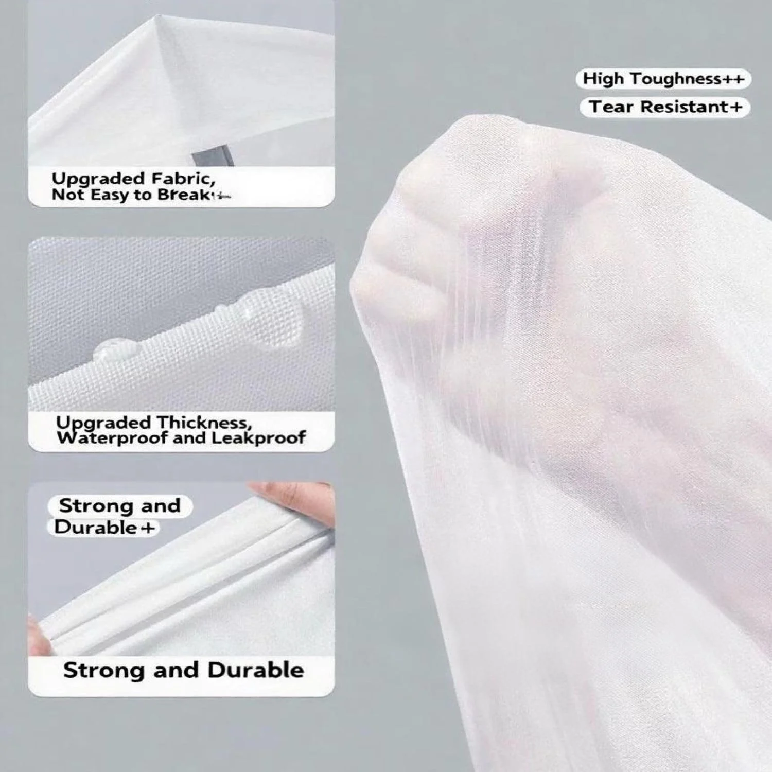 ست 6 تکه بارانی بزرگسال ضد آب با لبه قابل تنظیم و سرآستین های کشسان - بارانی اضطراری سبک وزن و قابل استفاده مجدد و روکش کفش ضد آب، مناسب برای مسافرت در فضای باز، کمپینگ در کویر و استفاده روزانه ست 6 تکه بارانی بزرگسال ضد آب با لبه قابل تنظیم و سرآستین های کشسان - بارانی اضطراری سبک وزن و قابل استفاده مجدد و روکش کفش ضد آب، مناسب برای مسافرت در فضای باز، کمپینگ در کویر و استفاده روزانه