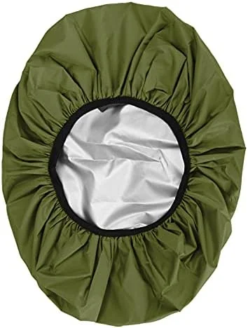 روکش کوله پشتی ضد آب سیلفرا، محافظ باران کوله پشتی 30 تا 100 لیتری برای مسافرت، کوهنوردی و پیاده روی (سبز ارتشی، 70 تا 80 لیتر)