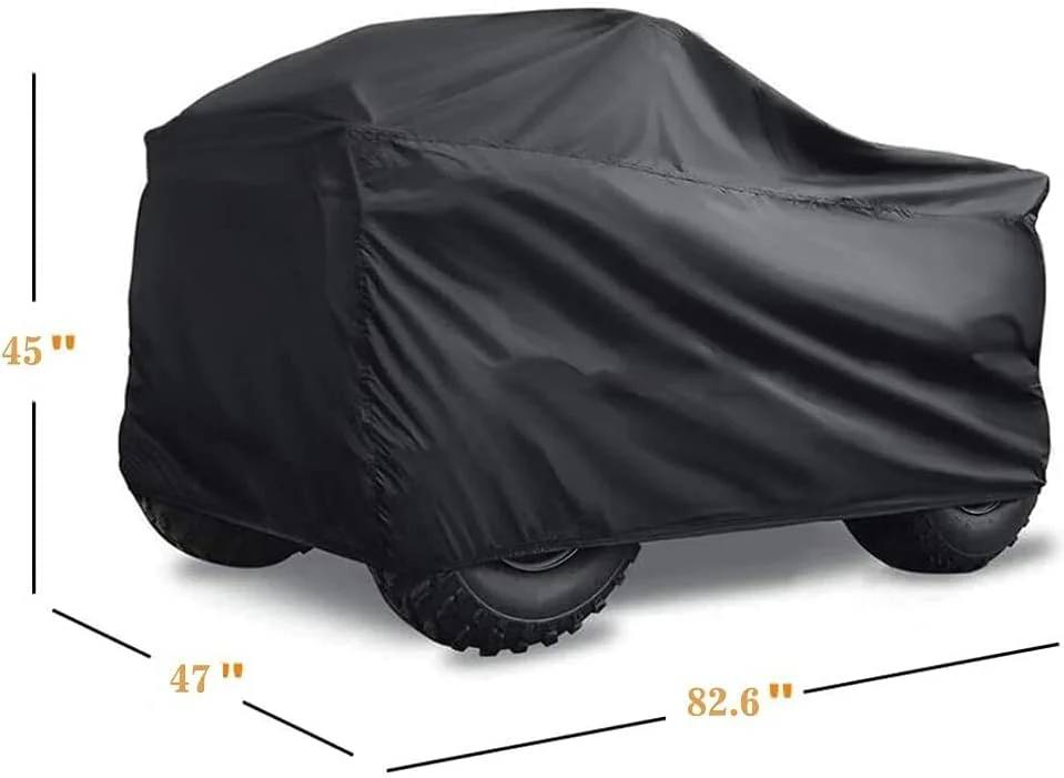 روکش محافظ خودرو SKEIDO 190T ضد آب، ضد باران، برف، مناسب چهارچرخ ATV، مقاوم در برابر حرارت، ضد گرد و غبار، ضد اشعه ماوراء بنفش، سایز 210×120×115 سانتی متر