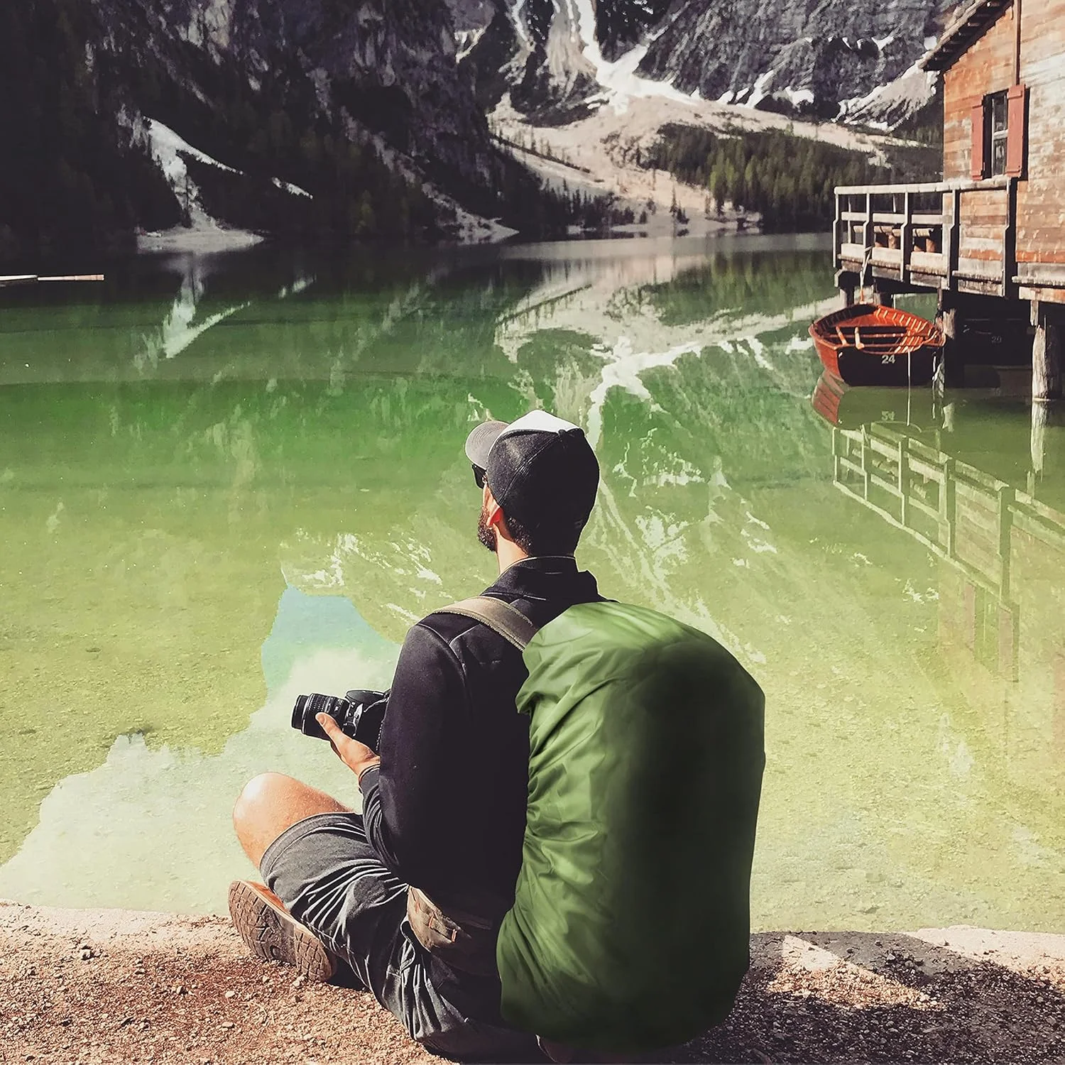 Silfrae unisex-adult Backpack Rain Cover Rucksack Backpacks