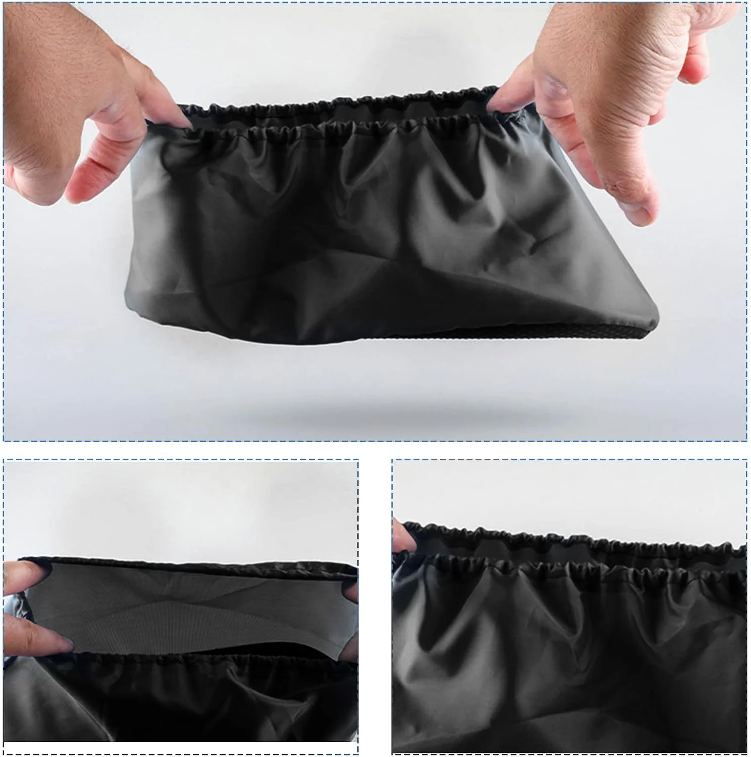 4 جفت روکش کفش قابل استفاده مجدد با زیره ضد لغزش، روکش کفش ضد آب از جنس پارچه آکسفورد، محافظ کفش برای محافظت از فرش و کف منزل، ضد گرد و غبار، روکش چکمه داخلی قابل شستشو در ماشین لباسشویی