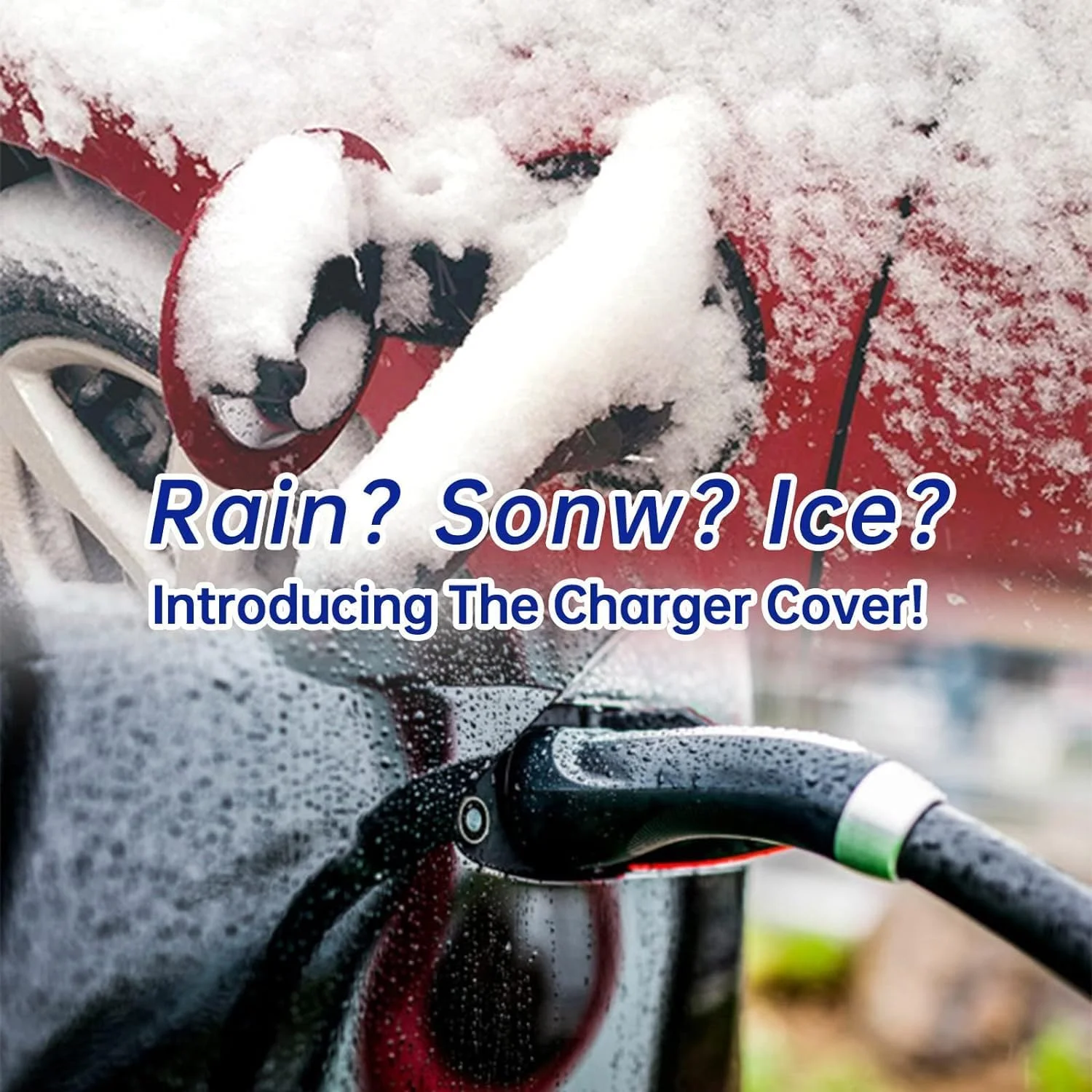 روکش شارژر خودرو برقی، محافظت در برابر باران، آفتاب و اشعه ماوراء بنفش در فضای باز، روکش ضد آب پورت شارژ خودرو برقی در فضای باز، چسبندگی مغناطیسی دو طرفه برای تسلا مدل Y/3، سازگار با اکثر خودروهای برقی