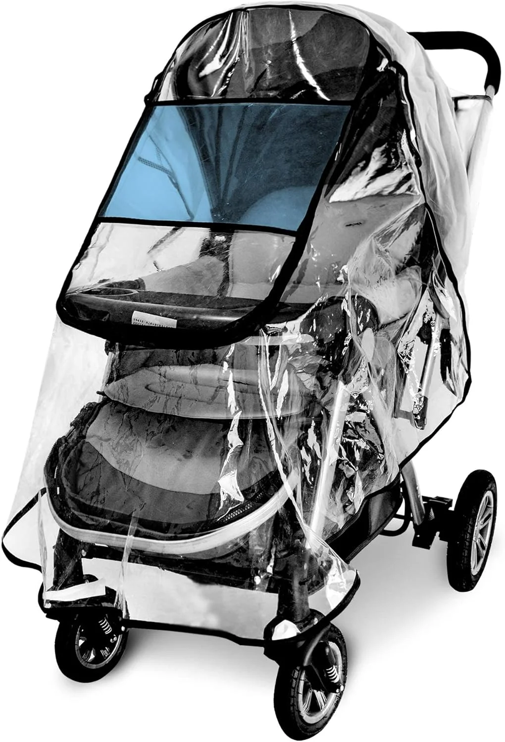 روکش باران کالسکه KASTWAVE، لوازم جانبی جهانی کالسکه، ضد آب، محافظت در برابر باد، محافظت در برابر گرد و غبار و برف، پلاستیک شفاف بادوام و ایمن برای سفر نوزاد روکش باران کالسکه KASTWAVE، لوازم جانبی جهانی کالسکه، ضد آب، محافظت در برابر باد، محافظت در برابر گرد و غبار و برف، پلاستیک شفاف بادوام و ایمن برای سفر نوزاد