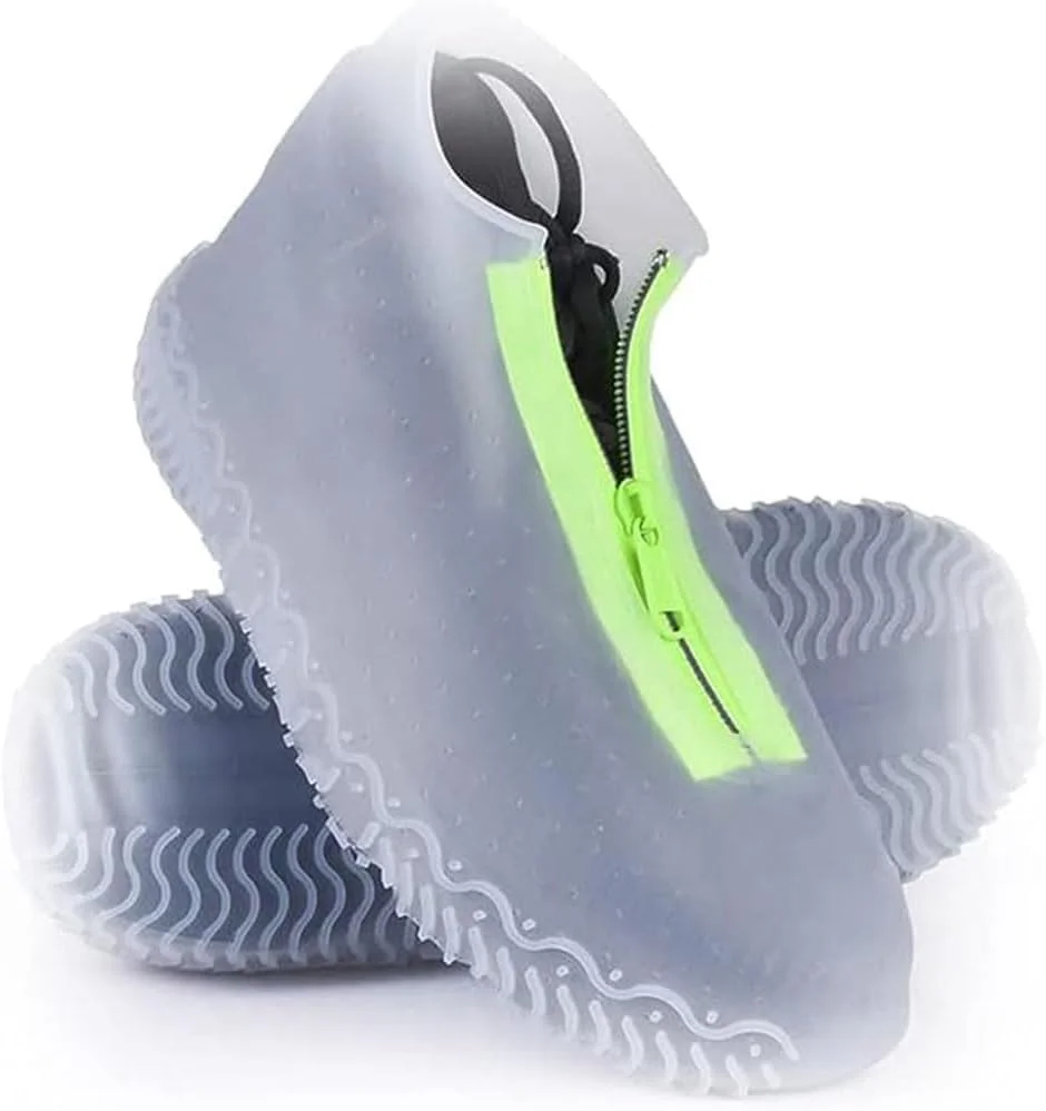 کاور سیلیکونی ضد آب کفش Joyzzz، سایز XL 43-46، کاور تاشو چکمه بارانی با زیپ ایمن، روکش کفش ضد لغزش برای مردان و زنان در شرایط آب و هوایی مرطوب کاور سیلیکونی ضد آب کفش Joyzzz، سایز XL 43-46، کاور تاشو چکمه بارانی با زیپ ایمن، روکش کفش ضد لغزش برای مردان و زنان در شرایط آب و هوایی مرطوب