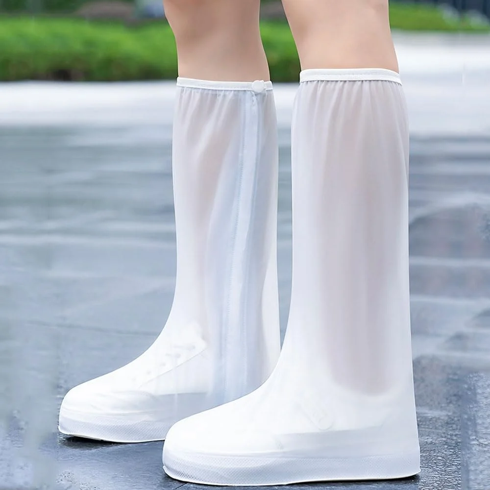 کاور کفش بارانی گودرن، روکش کفش تاشو ساق بلند با زیپ، محافظ کفش سبک وزن یونیسکس، روکش کفش ضد لغزش و ضد باران با زیپ، روکش کفش ضد آب قابل استفاده مجدد برای فضای باز - سفید (XL) کاور کفش بارانی گودرن، روکش کفش تاشو ساق بلند با زیپ، محافظ کفش سبک وزن یونیسکس، روکش کفش ضد لغزش و ضد باران با زیپ، روکش کفش ضد آب قابل استفاده مجدد برای فضای باز - سفید (XL)