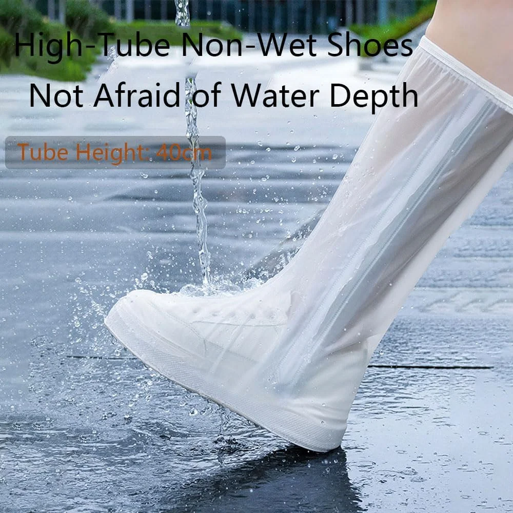 کاور کفش بارانی گودرن، روکش کفش تاشو ساق بلند با زیپ، محافظ کفش سبک وزن یونیسکس، روکش کفش ضد لغزش و ضد باران با زیپ، روکش کفش ضد آب قابل استفاده مجدد برای فضای باز - سفید (XL) کاور کفش بارانی گودرن، روکش کفش تاشو ساق بلند با زیپ، محافظ کفش سبک وزن یونیسکس، روکش کفش ضد لغزش و ضد باران با زیپ، روکش کفش ضد آب قابل استفاده مجدد برای فضای باز - سفید (XL)