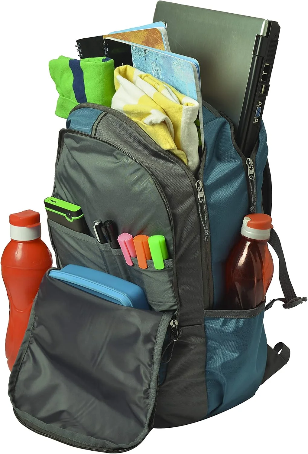 کوله پشتی لپ تاپ اف گیر مدل Blow با کاور باران، 32 لیتر (آبی فیروزه ای، خاکستری) کوله پشتی لپ تاپ اف گیر مدل Blow با کاور باران، 32 لیتر (آبی فیروزه ای، خاکستری)