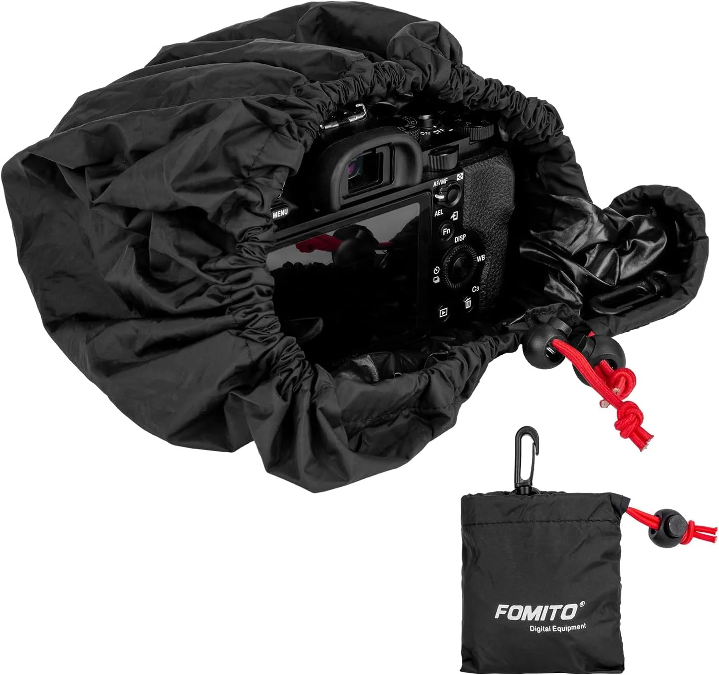 روکش باران دوربین FOMITO کیف نگهداری محافظ ضد آب برای Canon Nikon Sony