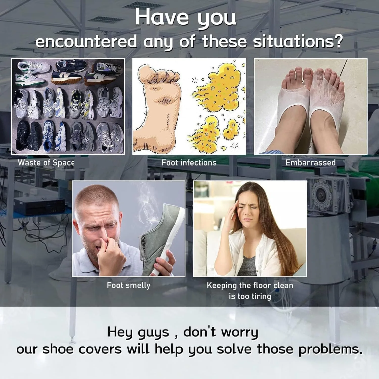 کاور کفش یکبار مصرف، کاور چکمه، کاور کفش ضد لغزش برای محافظت از کفش در محیط داخلی، کاور چکمه پزشکی، کاور کفش بارانی، محافظ زیره کفش کتانی، 100 عدد، 50 جفت