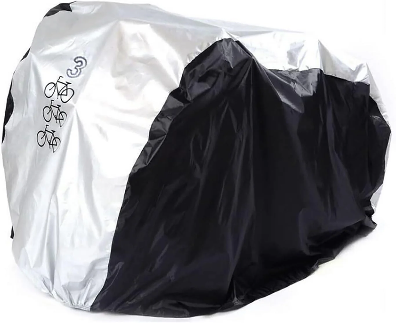 روکش دوچرخه Beauenty مناسب فضای باز برای 3 دوچرخه، ضد آب، مقاوم در برابر باران، آفتاب، اشعه ماوراء بنفش، گرد و غبار و باد، مناسب برای دوچرخه های کوهستانی، جاده ای و برقی به همراه کیف نگهداری (L)