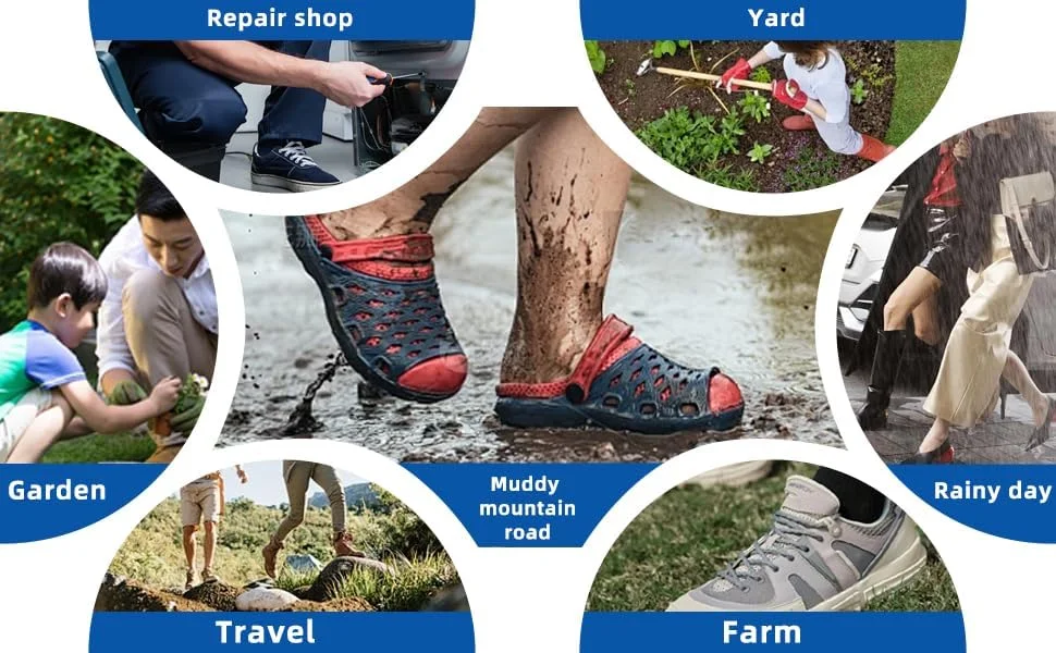 دستگاه کاور کفش اتوماتیک Azonee، کاور کفش پلاستیکی یکبار مصرف G-Buckle غیر بافته - ضد لغزش، ضد گرد و غبار، جنس CPE، برای آزمایشگاه ها، منازل، فروشگاه ها، فضاهای عمومی (50 جفت آبی)