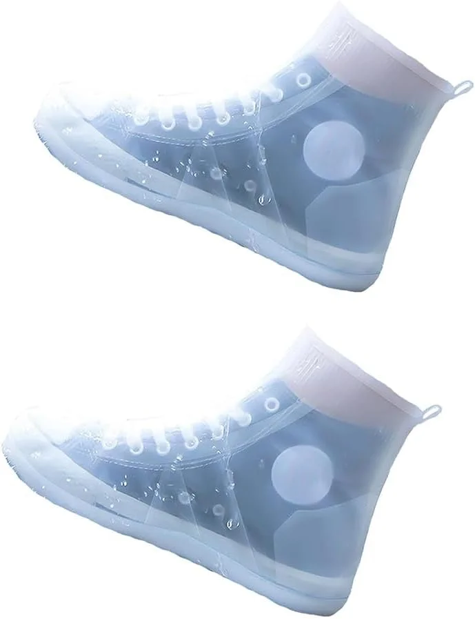 کاور ضد آب کفش بارانی Aputue، کاور تاشو و ضد لغزش سیلیکونی برای محافظت از کفش در برابر باران و برف، مناسب دوچرخه سواری، مسافرت و فعالیت های خارج از منزل