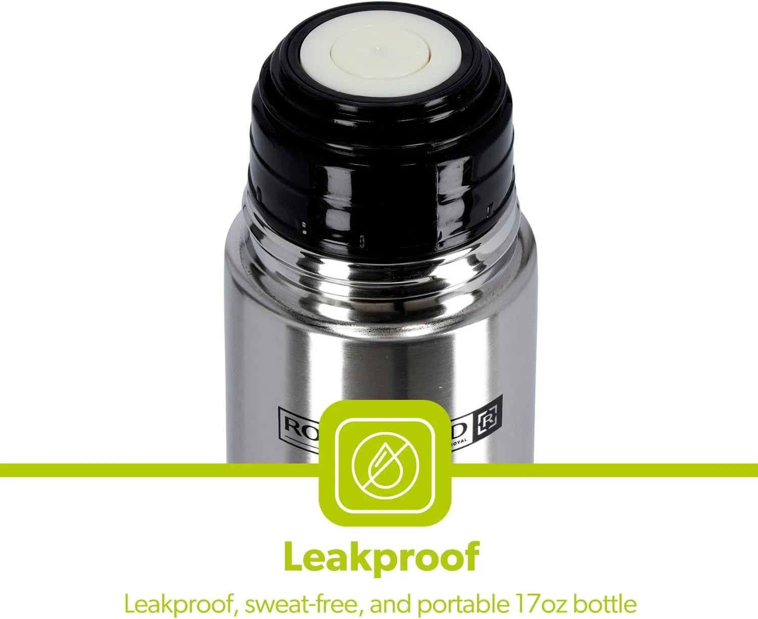 Royalford Stainless Steel Vacuum Bottle, 1000 ml, RF9782 Royalford Stainless Steel Vacuum Bottle, 1000 ml, RF9782