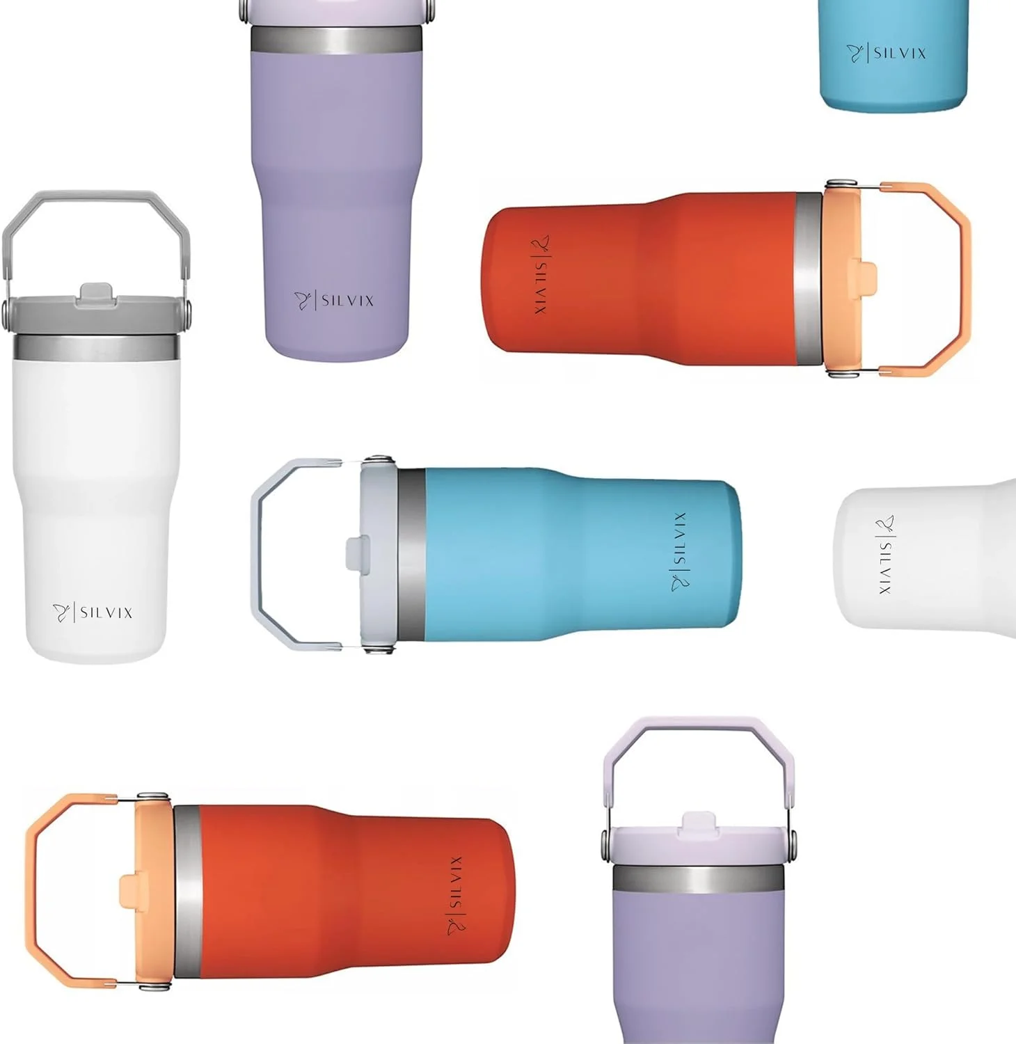 SILVIX 600ML THERMOS CUP WITH STRAW | 304 STAINLESS STEEL | Double-Layer Vacuum Insulated Water Bottle | Leakproof Car Cup for Hot & Cold Drinks | Ideal Tumbler for Gym, Outdoor, & Kids (Purple) SILVIX 600ML THERMOS CUP WITH STRAW | 304 STAINLESS STEEL | Double-Layer Vacuum Insulated Water Bottle | Leakproof Car Cup for Hot & Cold Drinks | Ideal Tumbler for Gym, Outdoor, & Kids (Purple)
