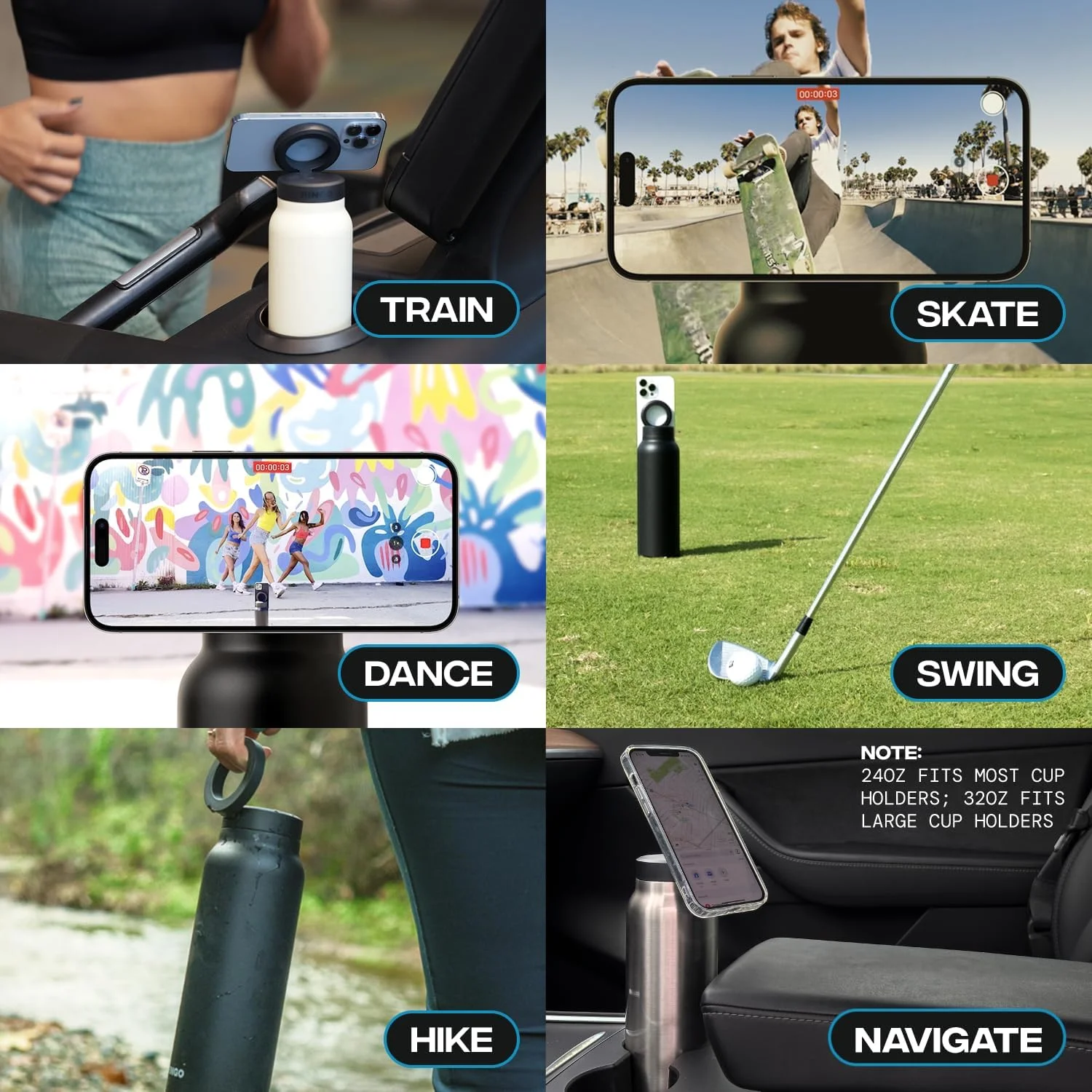 بطری آب عایق رینگو برای آیفون با پایه مغناطیسی تلفن | بطری آب استیل ضد زنگ با نگهدارنده سه پایه تلفن | ایده آل برای باشگاه و مسافرت | گرم 12 ساعت، سرد 24 ساعت، چرخش 360 درجه | نارنجی 710 میلی لیتر بطری آب عایق رینگو برای آیفون با پایه مغناطیسی تلفن | بطری آب استیل ضد زنگ با نگهدارنده سه پایه تلفن | ایده آل برای باشگاه و مسافرت | گرم 12 ساعت، سرد 24 ساعت، چرخش 360 درجه | نارنجی 710 میلی لیتر