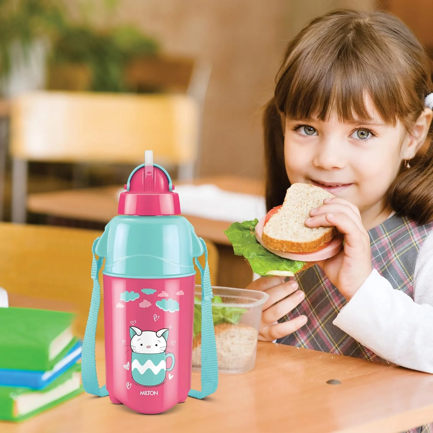 بطری آب عایق پلاستیکی نی دار کودک میلتون مدل Kool Trendy 400، 370 میلی لیتر، | بطری مدرسه | بطری پیک نیک | بطری نی دار | ضد نشت | فاقد BPA | مناسب برای مواد غذایی | حمل آسان | رنگ جور وا جور بطری آب عایق پلاستیکی نی دار کودک میلتون مدل Kool Trendy 400، 370 میلی لیتر، | بطری مدرسه | بطری پیک نیک | بطری نی دار | ضد نشت | فاقد BPA | مناسب برای مواد غذایی | حمل آسان | رنگ جور وا جور