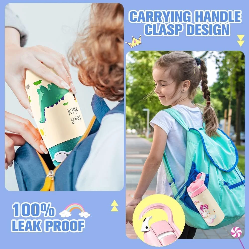 بطری آب کودکانه نی دار ناووکیینی 400 میلی لیتری، بطری آب استیل ضد زنگ دایناسور برای مدرسه، عایق خلاء، بدون BPA، ضد نشت، دو جداره، بطری نوشیدنی فلزی، می تواند سرد یا گرم نگه دارد (سبز) بطری آب کودکانه نی دار ناووکیینی 400 میلی لیتری، بطری آب استیل ضد زنگ دایناسور برای مدرسه، عایق خلاء، بدون BPA، ضد نشت، دو جداره، بطری نوشیدنی فلزی، می تواند سرد یا گرم نگه دارد (سبز)