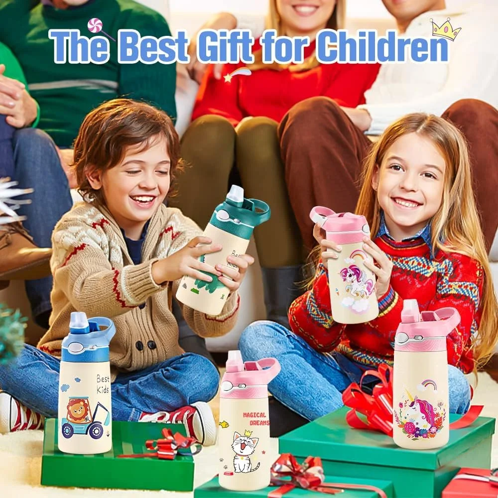 بطری آب کودکانه نی دار ناووکیینی 400 میلی لیتری، بطری آب استیل ضد زنگ دایناسور برای مدرسه، عایق خلاء، بدون BPA، ضد نشت، دو جداره، بطری نوشیدنی فلزی، می تواند سرد یا گرم نگه دارد (سبز) بطری آب کودکانه نی دار ناووکیینی 400 میلی لیتری، بطری آب استیل ضد زنگ دایناسور برای مدرسه، عایق خلاء، بدون BPA، ضد نشت، دو جداره، بطری نوشیدنی فلزی، می تواند سرد یا گرم نگه دارد (سبز)