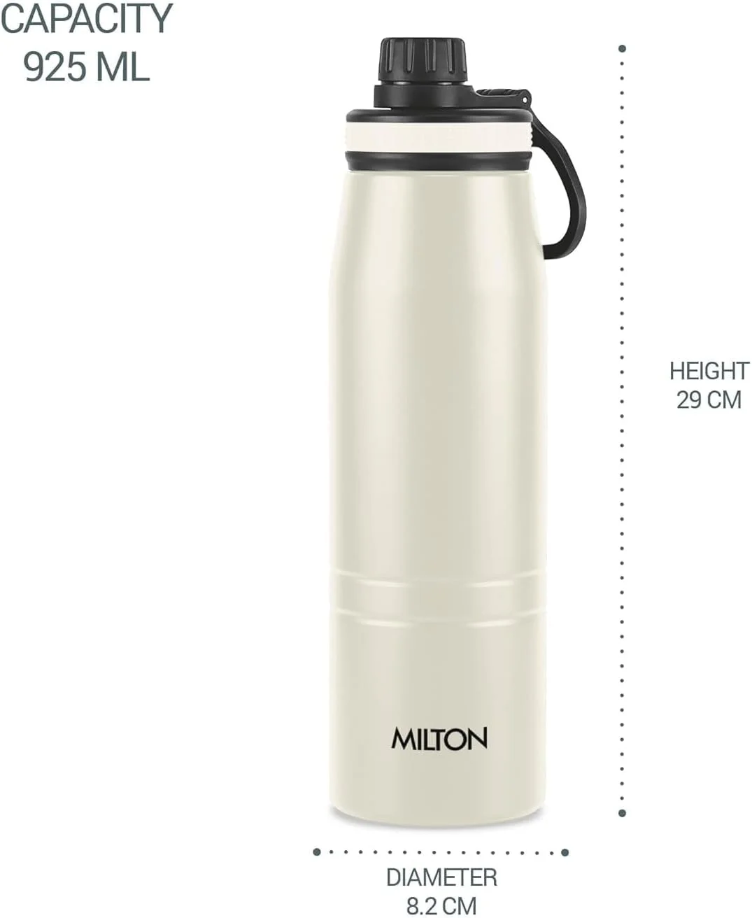 بطری آب عایق استیل میلتون Sparkle 900، 925 میلی لیتر، رنگ های متنوع