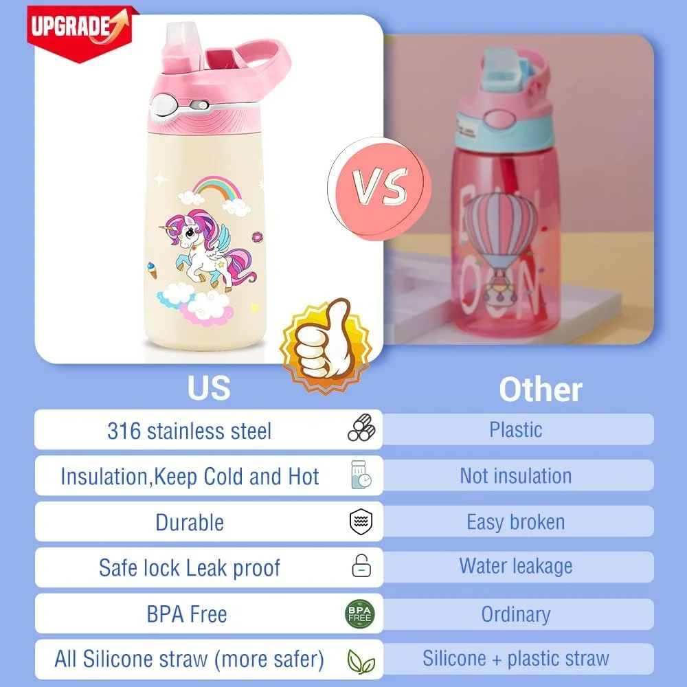 بطری آب کودکانه نی دار ناووکیینی 400 میلی لیتری، بطری آب استیل ضد زنگ دایناسور برای مدرسه، عایق خلاء، بدون BPA، ضد نشت، دو جداره، بطری نوشیدنی فلزی، می تواند سرد یا گرم نگه دارد (سبز) بطری آب کودکانه نی دار ناووکیینی 400 میلی لیتری، بطری آب استیل ضد زنگ دایناسور برای مدرسه، عایق خلاء، بدون BPA، ضد نشت، دو جداره، بطری نوشیدنی فلزی، می تواند سرد یا گرم نگه دارد (سبز)