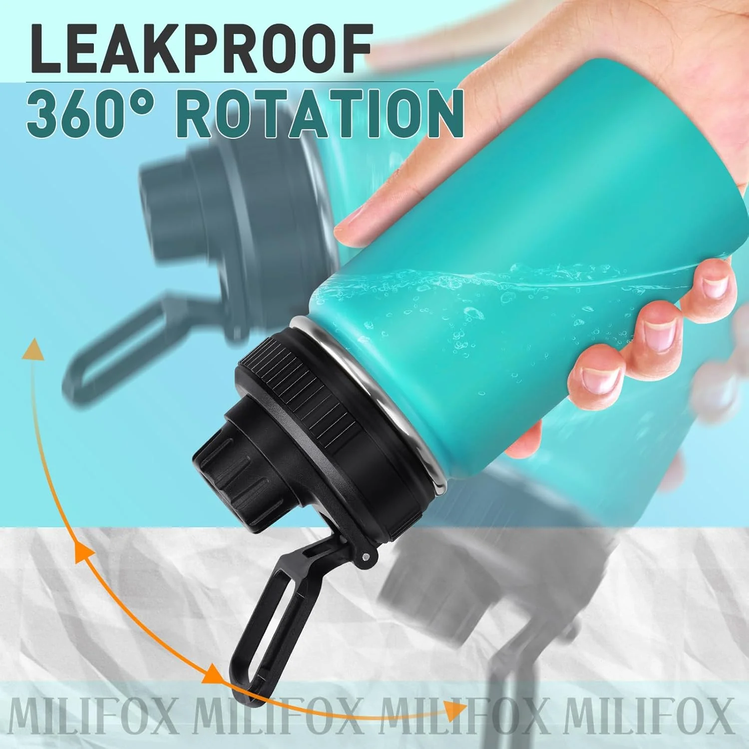 بطری آب استیل ضد زنگ Milifox، 350 میلی لیتر / 12 اونس، عایق خلاء، بدون BPA، دو جداره، فلاسک حرارتی ضد نشت برای بزرگسالان، خانه، دفتر، مدرسه (آبی) بطری آب استیل ضد زنگ Milifox، 350 میلی لیتر / 12 اونس، عایق خلاء، بدون BPA، دو جداره، فلاسک حرارتی ضد نشت برای بزرگسالان، خانه، دفتر، مدرسه (آبی)