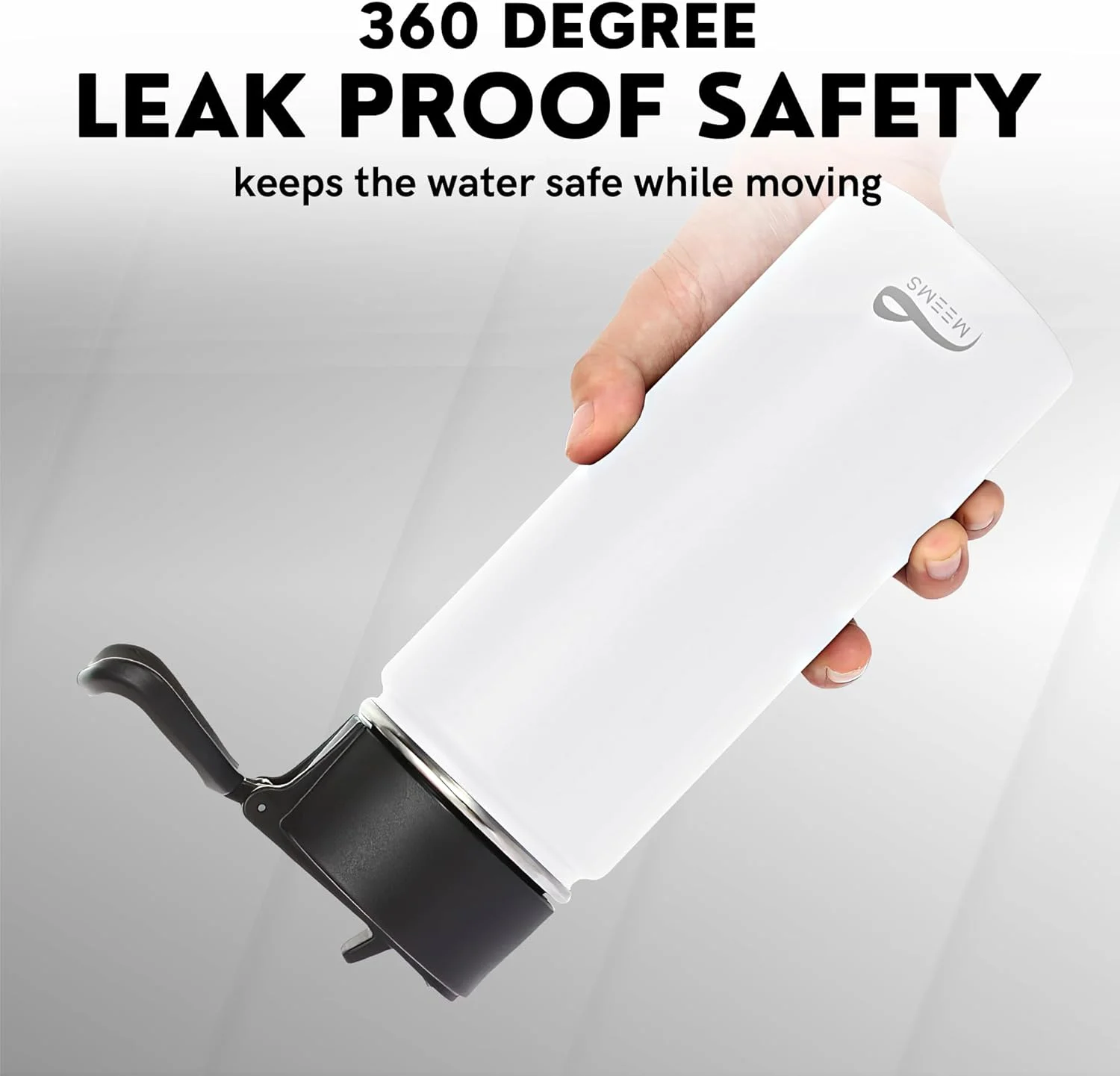 فلاسک عایق دو جداره 550 میلی لیتری MEEMS با 2 درب محکم و نی، قمقمه استیل ضد زنگ بدون BPA - مایعات را تا 6-12 ساعت گرم/سرد نگه می دارد، ماگ خلاء ورزشی ضد نشت (سفید) (سفید) فلاسک عایق دو جداره 550 میلی لیتری MEEMS با 2 درب محکم و نی، قمقمه استیل ضد زنگ بدون BPA - مایعات را تا 6-12 ساعت گرم/سرد نگه می دارد، ماگ خلاء ورزشی ضد نشت (سفید) (سفید)