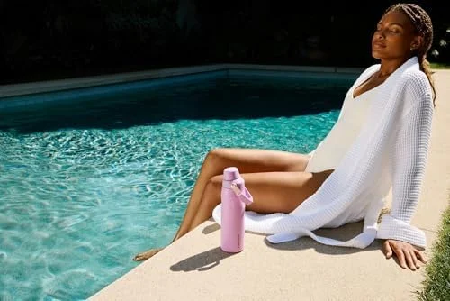 بطری آب استنلی IceFlow با جریان سریع 710 میلی لیتر | درب زاویه دار با دهانه باریک | سبک و ضد نشت برای مسافرت و ورزش | استیل ضد زنگ عایق | بدون BPA | رز کوارتز بطری آب استنلی IceFlow با جریان سریع 710 میلی لیتر | درب زاویه دار با دهانه باریک | سبک و ضد نشت برای مسافرت و ورزش | استیل ضد زنگ عایق | بدون BPA | رز کوارتز