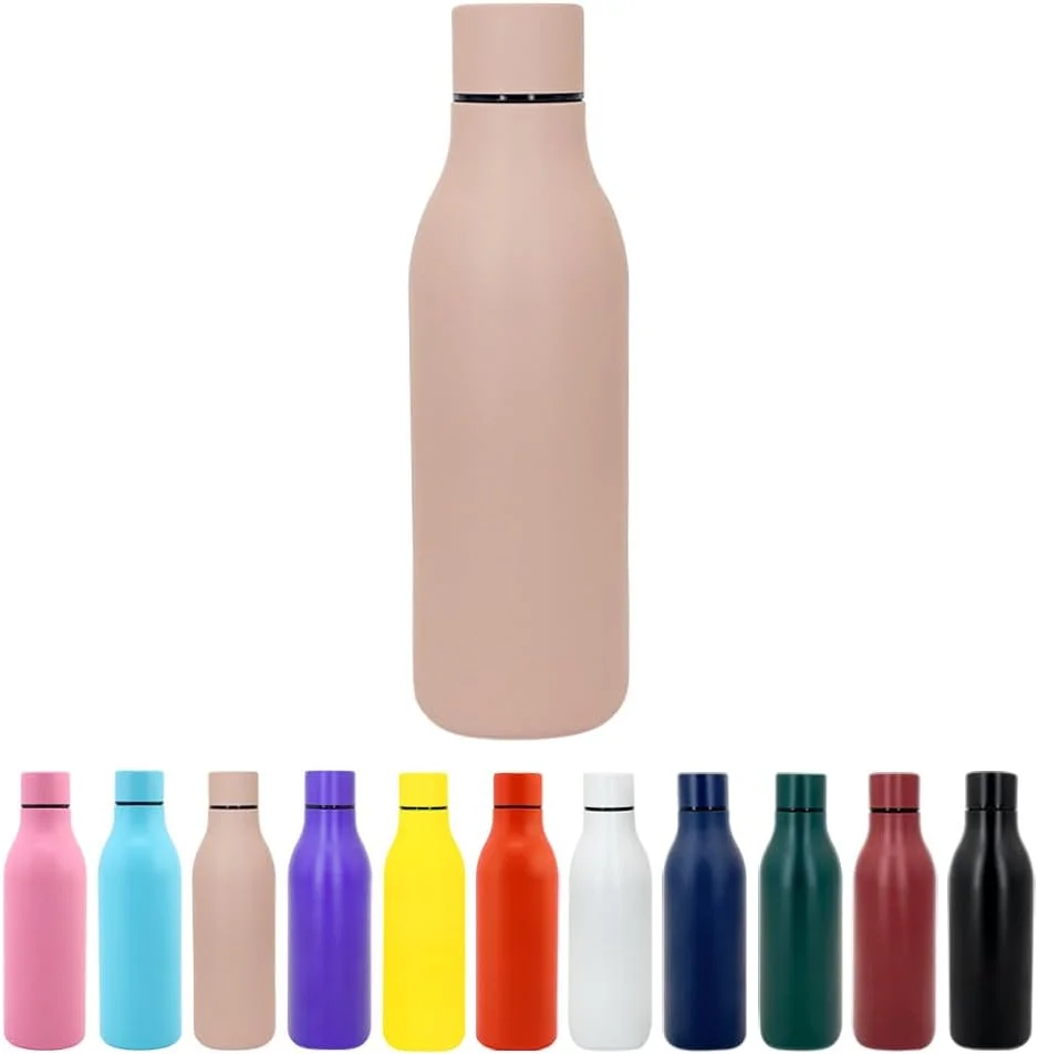 بطری آب ورزشی عایق دار، 550 میلی لیتر/19 اونس، بطری آب ورزشی دوجداره استیل ضد زنگ با عایق خلاء برای نوشیدنی های سرد یا گرم، فلاسک حرارتی مسافرتی ضد نشت برای باشگاه، کمپینگ، مدرسه (خاکی) بطری آب ورزشی عایق دار، 550 میلی لیتر/19 اونس، بطری آب ورزشی دوجداره استیل ضد زنگ با عایق خلاء برای نوشیدنی های سرد یا گرم، فلاسک حرارتی مسافرتی ضد نشت برای باشگاه، کمپینگ، مدرسه (خاکی)