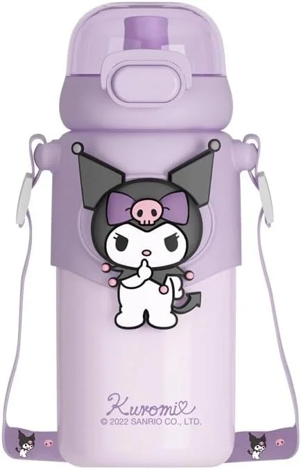 بطری آب کودکانه، فلاسک استیل ضد زنگ عایق شده، لیوان قابل استفاده مجدد برای کودکان پسر و دختر، فلاسک کارتونی، بطری آب زنانه برای نوشیدنی های گرم یا سرد، مسافرت، مدرسه، خانه (B01-Kuromi) بطری آب کودکانه، فلاسک استیل ضد زنگ عایق شده، لیوان قابل استفاده مجدد برای کودکان پسر و دختر، فلاسک کارتونی، بطری آب زنانه برای نوشیدنی های گرم یا سرد، مسافرت، مدرسه، خانه (B01-Kuromi)