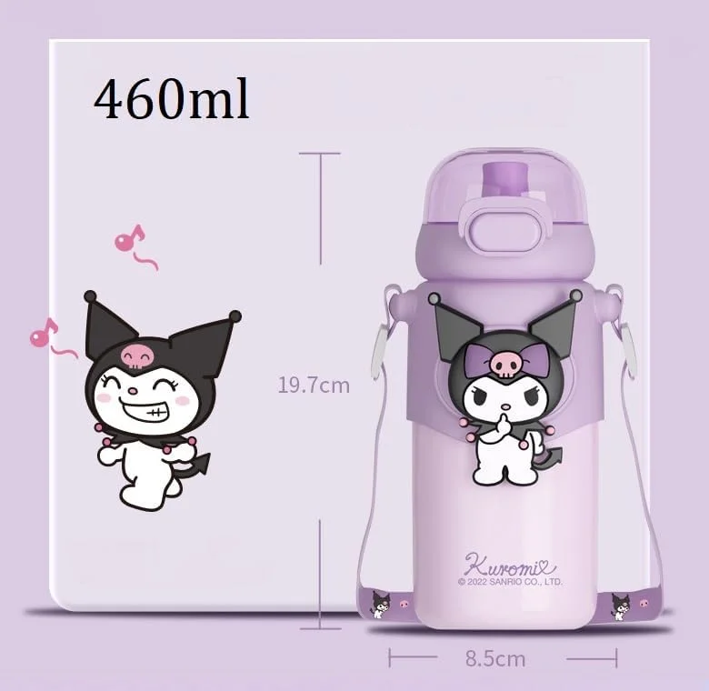 بطری آب کودکانه، فلاسک استیل ضد زنگ عایق شده، لیوان قابل استفاده مجدد برای کودکان پسر و دختر، فلاسک کارتونی، بطری آب زنانه برای نوشیدنی های گرم یا سرد، مسافرت، مدرسه، خانه (B01-Kuromi) بطری آب کودکانه، فلاسک استیل ضد زنگ عایق شده، لیوان قابل استفاده مجدد برای کودکان پسر و دختر، فلاسک کارتونی، بطری آب زنانه برای نوشیدنی های گرم یا سرد، مسافرت، مدرسه، خانه (B01-Kuromi)