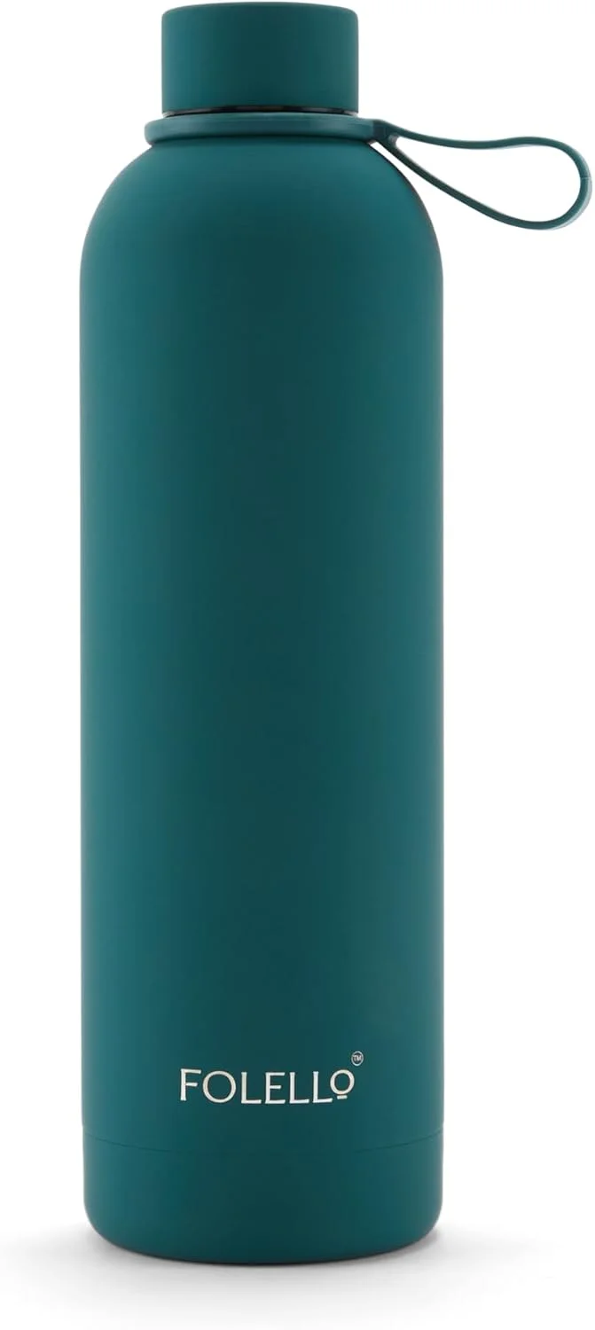قمقمه آب عایق خلاء فوللو 750 میلی لیتر | استیل ضد زنگ دو جداره | نوشیدنی ها را سرد و گرم نگه می دارد | قمقمه آب ضد نشت هیدروفلاسک برای کودکان، مدرسه، باشگاه، دفتر، مسافرت (آبی) 25oz قمقمه آب عایق خلاء فوللو 750 میلی لیتر | استیل ضد زنگ دو جداره | نوشیدنی ها را سرد و گرم نگه می دارد | قمقمه آب ضد نشت هیدروفلاسک برای کودکان، مدرسه، باشگاه، دفتر، مسافرت (آبی) 25oz