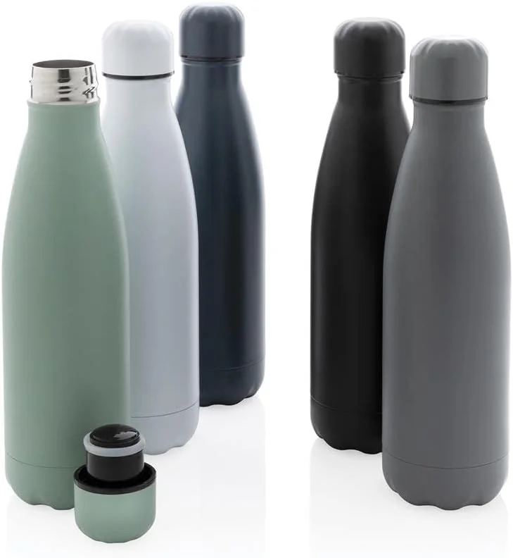 بطری آب هانس لارسن - بطری آب عایق خلاء 500 میلی لیتری | فولاد ضد زنگ دو لایه، بطری آب ضد نشت با ظاهری عالی (مشکی، 1 عدد) بطری آب هانس لارسن - بطری آب عایق خلاء 500 میلی لیتری | فولاد ضد زنگ دو لایه، بطری آب ضد نشت با ظاهری عالی (مشکی، 1 عدد)