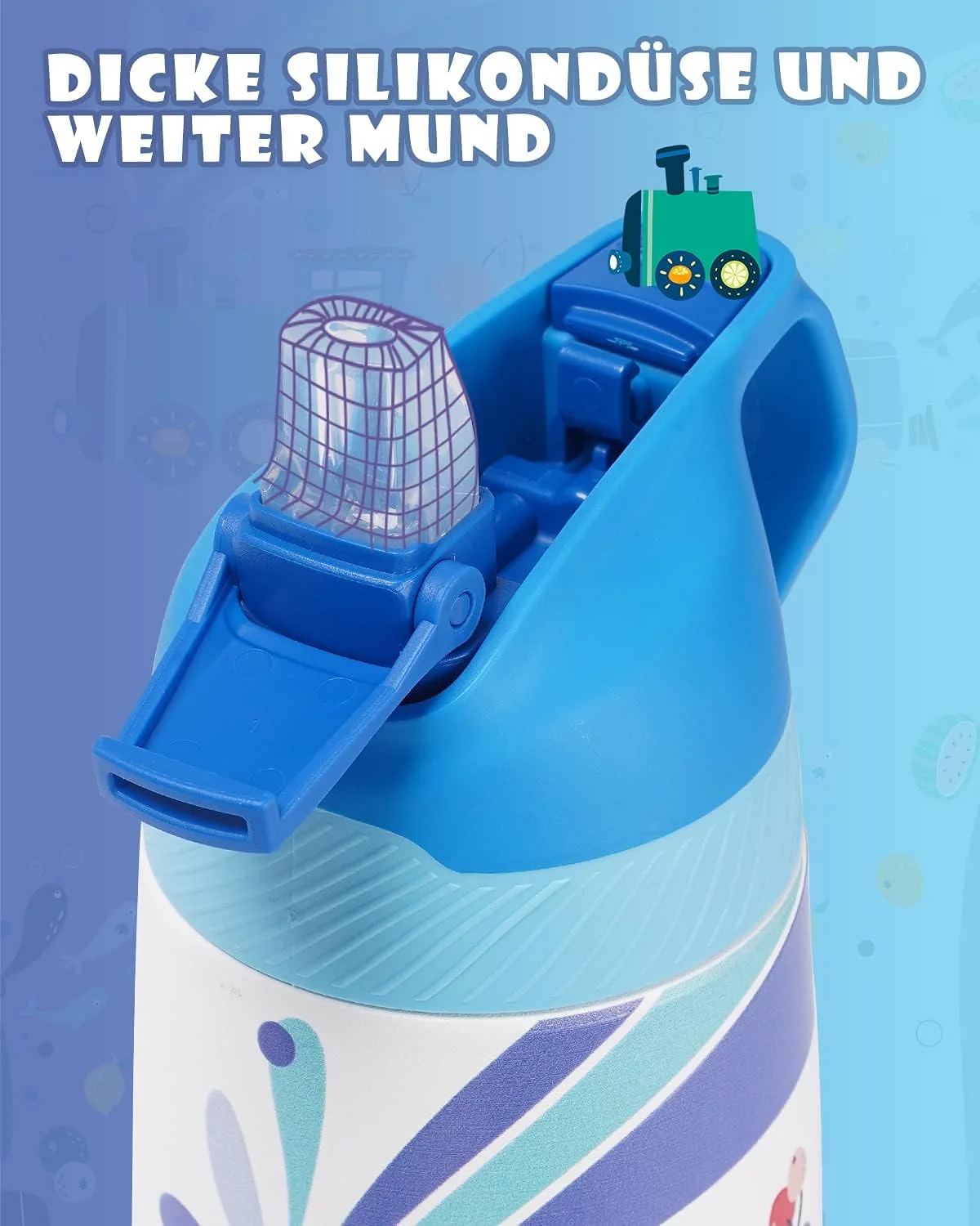 قمقمه آب کودکانه Fjbottle، 350 میلی لیتر، استیل ضد زنگ، قمقمه آب عایق، بدون BPA، فلاسک ترموس، قمقمه کودکانه با نی، طرح سبک وزن قمقمه آب کودکانه Fjbottle، 350 میلی لیتر، استیل ضد زنگ، قمقمه آب عایق، بدون BPA، فلاسک ترموس، قمقمه کودکانه با نی، طرح سبک وزن