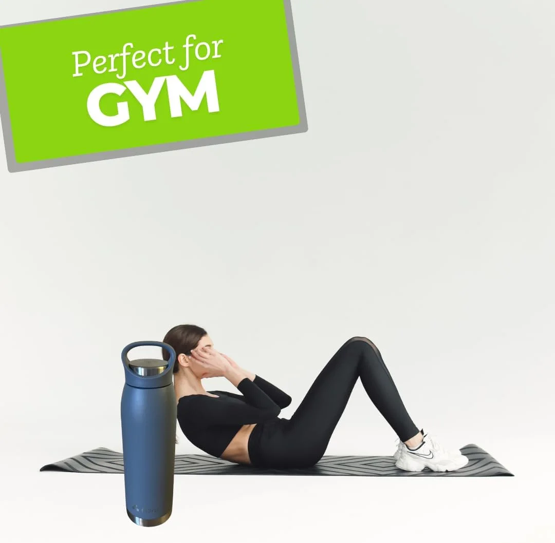 بطری آب ورزشی 700 میلی لیتری Fil3rd - فلاسک خلاء حرارتی دو جداره استیل ضد زنگ عایق، ضد نشت، گرم و سرد، خاکستری بطری آب ورزشی 700 میلی لیتری Fil3rd - فلاسک خلاء حرارتی دو جداره استیل ضد زنگ عایق، ضد نشت، گرم و سرد، خاکستری