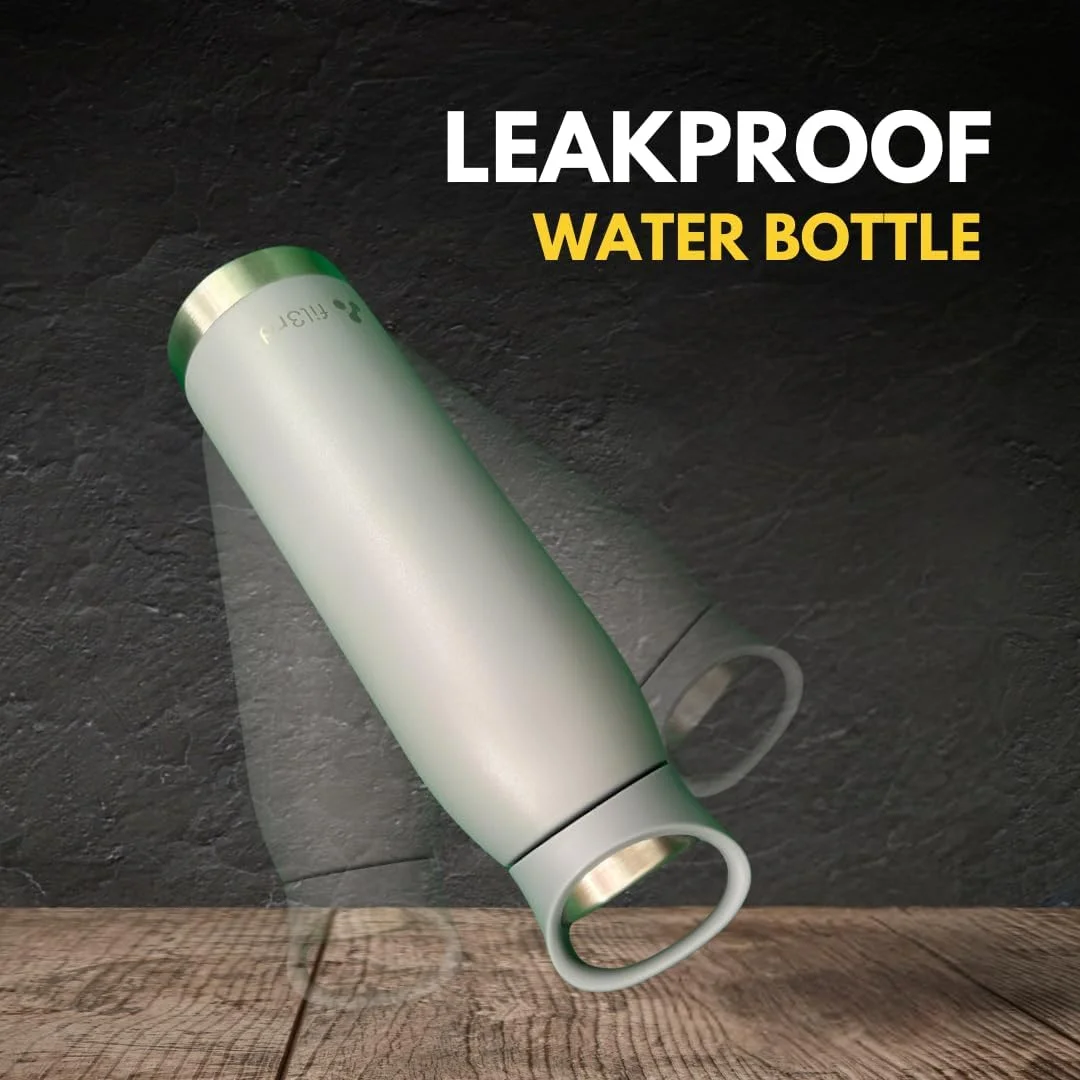 بطری آب ورزشی 700 میلی لیتری Fil3rd - فلاسک خلاء حرارتی دو جداره استیل ضد زنگ عایق، ضد نشت، گرم و سرد، خاکستری بطری آب ورزشی 700 میلی لیتری Fil3rd - فلاسک خلاء حرارتی دو جداره استیل ضد زنگ عایق، ضد نشت، گرم و سرد، خاکستری