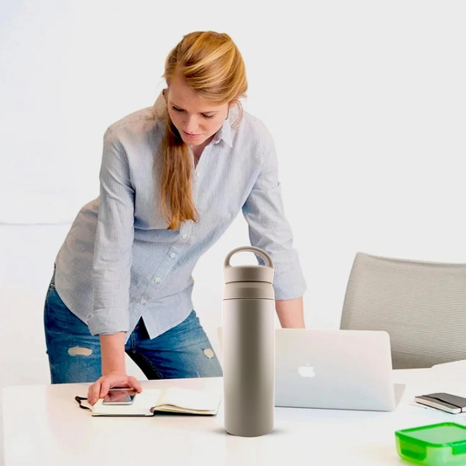 فلاسک آب استیل ضد زنگ 500 میلی لیتری CRAVISTA با درب دوتایی | قمقمه آب عایق خلاء برای کودکان و بزرگسالان | فلاسک کوچک برای چای و قهوه داغ | ماگ مسافرتی برای مدرسه و محل کار (سبز) فلاسک آب استیل ضد زنگ 500 میلی لیتری CRAVISTA با درب دوتایی | قمقمه آب عایق خلاء برای کودکان و بزرگسالان | فلاسک کوچک برای چای و قهوه داغ | ماگ مسافرتی برای مدرسه و محل کار (سبز)