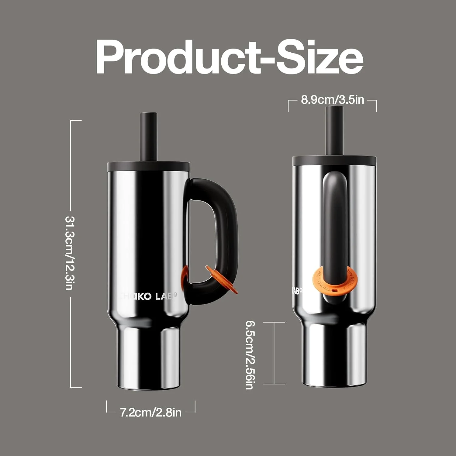 ماگ استیل عایق دار CHAKO LAB BaWang | ماگ دسته دار و نی دار 975 میلی لیتری | مناسب برای جا لیوانی خودرو | بطری آب ضد نشت | فاقد BPA | دارای لایه داخلی استیل 316 | نقره ای ماگ استیل عایق دار CHAKO LAB BaWang | ماگ دسته دار و نی دار 975 میلی لیتری | مناسب برای جا لیوانی خودرو | بطری آب ضد نشت | فاقد BPA | دارای لایه داخلی استیل 316 | نقره ای