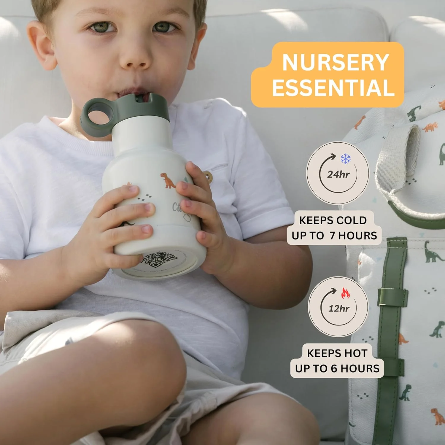 بطری آب استیل ضد زنگ عایق خلاء سیترون برای کودکان 250 میلی لیتر - گیلاس بطری آب استیل ضد زنگ عایق خلاء سیترون برای کودکان 250 میلی لیتر - گیلاس