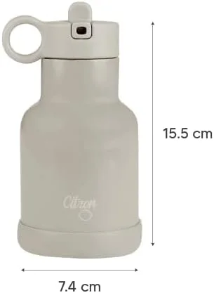 بطری آب استیل ضد زنگ عایق خلاء سیترون برای کودکان 250 میلی لیتر - گیلاس بطری آب استیل ضد زنگ عایق خلاء سیترون برای کودکان 250 میلی لیتر - گیلاس