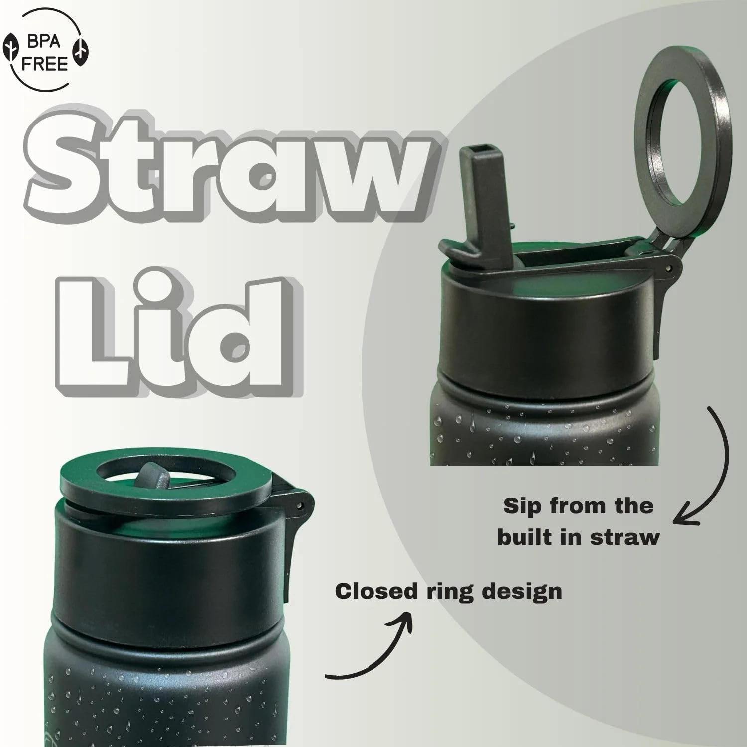 بطری آب 0.75 لیتری، بطری های استیل ضد زنگ، بدون BPA، فلاسک عایق خلاء، طراحی حلقه نگهدارنده موبایل مغناطیسی با درب نی دار، بطری آب مناسب باشگاه، ورزش و مدرسه، حفظ دمای آب گرم/سرد بطری آب 0.75 لیتری، بطری های استیل ضد زنگ، بدون BPA، فلاسک عایق خلاء، طراحی حلقه نگهدارنده موبایل مغناطیسی با درب نی دار، بطری آب مناسب باشگاه، ورزش و مدرسه، حفظ دمای آب گرم/سرد