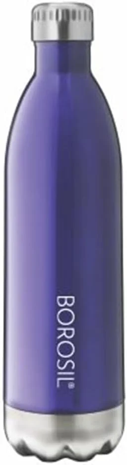 قمقمه آب فلاسک عایق خلاء استیل ضد زنگ بوروسیل مدل Hydra Bolt Trans، آبی، 1 لیتر قمقمه آب فلاسک عایق خلاء استیل ضد زنگ بوروسیل مدل Hydra Bolt Trans، آبی، 1 لیتر