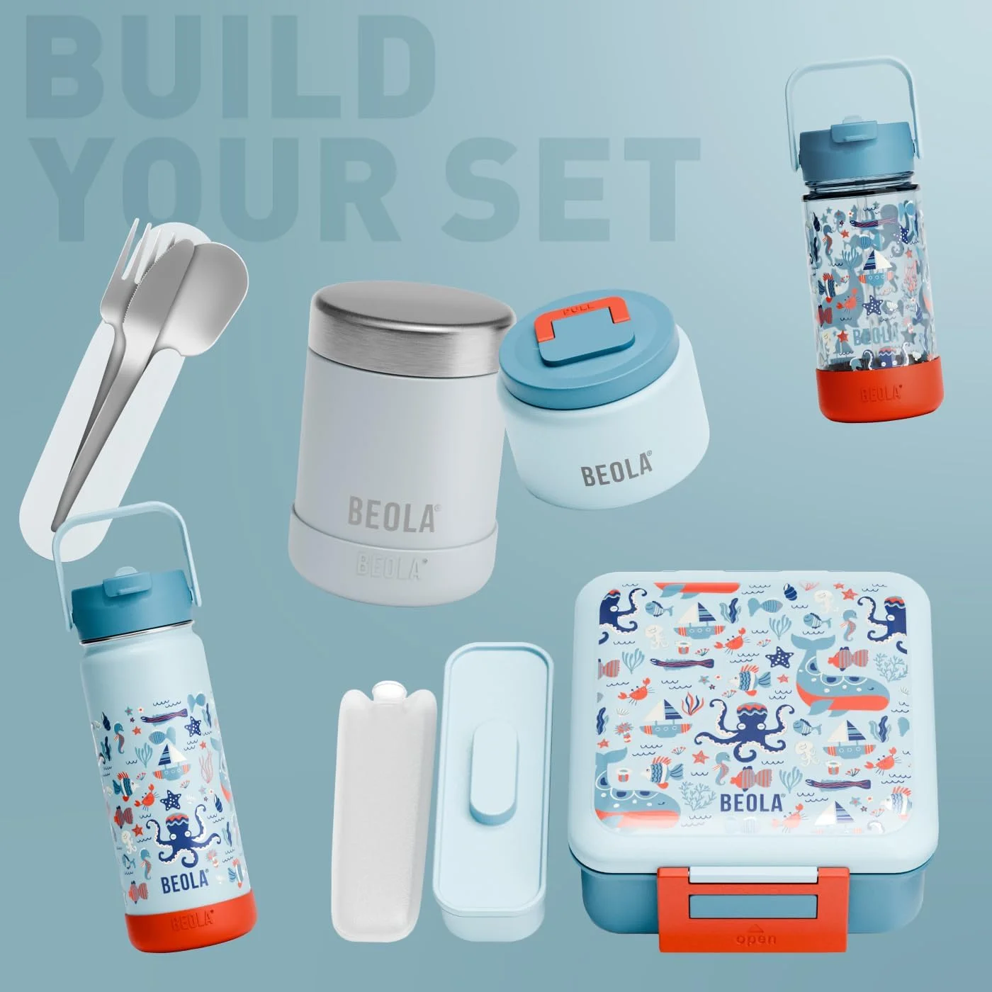 بطری آب کودکانه بیولا 550 میلی لیتر، استیل ضد زنگ 18/8، دوجداره عایق، فلاسک با درب نی دار و دهانه گشاد، مناسب مایعات سرد و گرم، بطری ورزشی مدرسه (560 گرم، Sea Vibes) بطری آب کودکانه بیولا 550 میلی لیتر، استیل ضد زنگ 18/8، دوجداره عایق، فلاسک با درب نی دار و دهانه گشاد، مناسب مایعات سرد و گرم، بطری ورزشی مدرسه (560 گرم، Sea Vibes)