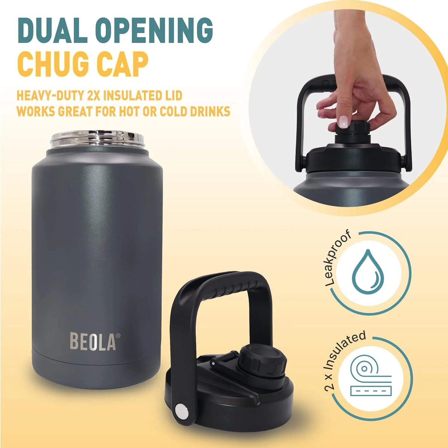 بطری آب عایق بندی شده BEOLA، سری Thermolab، بطری 3.7 لیتری، فلاسک عایق بندی شده دو جداره، بطری آب عایق استیل ضد زنگ، بطری آب بزرگ، فلاسک 3.7 لیتری بطری آب عایق بندی شده BEOLA، سری Thermolab، بطری 3.7 لیتری، فلاسک عایق بندی شده دو جداره، بطری آب عایق استیل ضد زنگ، بطری آب بزرگ، فلاسک 3.7 لیتری