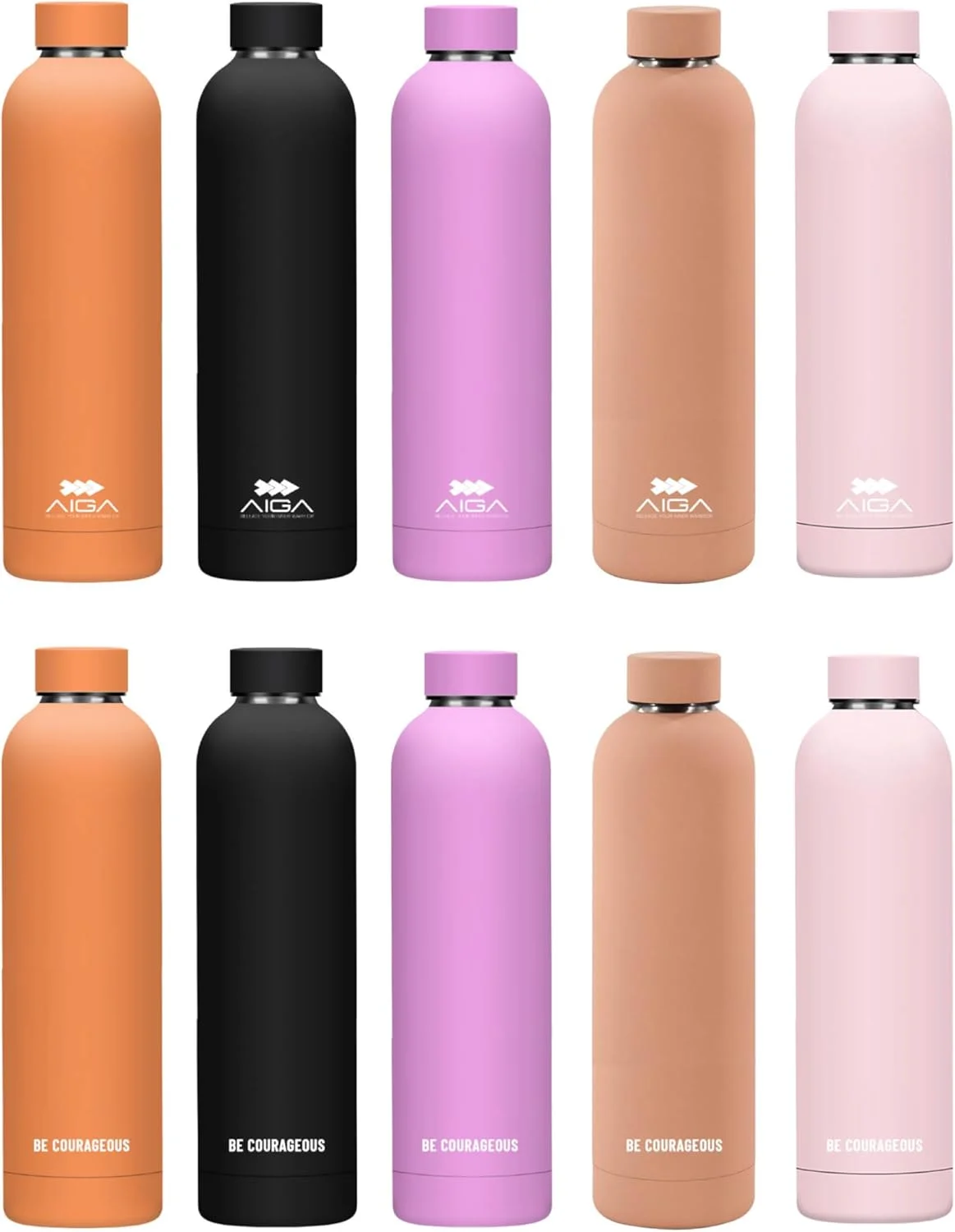 بطری آب عایق دوجداره استیل AIGA با ظرفیت 750 میلی لیتر - ایده آل برای نوشیدنی های گرم و سرد - مناسب برای کودکان و باشگاه - قمقمه مدرسه، (بنفش) بطری آب عایق دوجداره استیل AIGA با ظرفیت 750 میلی لیتر - ایده آل برای نوشیدنی های گرم و سرد - مناسب برای کودکان و باشگاه - قمقمه مدرسه، (بنفش)